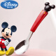 迪士尼(Disney)母婴 儿童吃饭勺子 不锈钢勺子宝宝学吃饭训练刮水果泥1-2-3-6岁可爱防烫 3D米奇DM2367