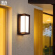 灯力 户外壁灯欧式室外防水LED过道楼梯灯现代北欧大门外墙庭院灯 A款暖光26cm（18WLED光源）