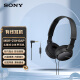 索尼（SONY） MDR-ZX110AP 有线耳机头戴式 3.5mm接口 有麦电脑笔记本手机适用办公学生网课学习 黑色