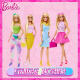 芭比（Barbie）娃娃女孩生日礼物新年礼物过家家玩具--芭比之时尚搭配礼盒HKB07