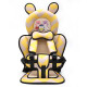 凯蕊士（Kairuishi）儿童简易安全座椅汽车坐垫宝宝通用便携式车载坐垫座椅绑带 黄纹小熊