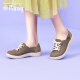 Pansy日本女士单鞋春季宽胖脚拇外翻舒适妈妈鞋防滑HD4143 墨绿色 37 