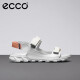 爱步（ECCO）凉鞋女 夏季平底沙滩鞋时尚外穿凉鞋 驱动824753 白色82475350874 37