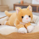 龙猫泰迪小猫抱枕猫咪玩偶布娃娃可爱仿真猫公仔毛绒玩具儿童女生安抚礼品 棕色猫 53