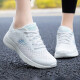 斯凯奇（Skechers）女鞋2024夏季新款软底网面鞋跑步鞋轻便透气运动鞋休闲鞋健步鞋 白色-WHT 37