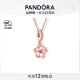 潘多拉（PANDORA）[520礼物]樱飞舞春项链套装玫瑰金色旋转樱花生日礼物送女友