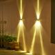 锐易太阳能洗墙灯户外庭院花园别墅家用民宿装饰射灯室外大门防水壁灯 3LED-暖光