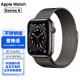 Apple Watch S7二手苹果手表S8不锈钢 S5 钛金属标准版钛合金iwatchS6智能手表 S6【标准版】不锈钢/黑色/蓝宝石表镜 表壳尺寸44mm(45mm) 99成新
