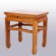 博古恒韵 中式红实木家具矮凳坐凳实木板凳花木梨木小方凳子明清古典家具原木换鞋凳  HL012