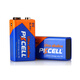 比苛（Pkcell） 9V碱性干电池方块无线话筒玩具遥控器电池适用万用表测线仪【2节】6LR61