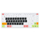 升派（ESPL） 华硕笔记本电脑键盘保护膜X42J X42E K42D N43S X44H A42J 五彩黑底