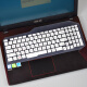 升派（ESPL） 华硕15.6飞行堡垒 FX53V GL553VD FZ53V笔记本电脑键盘保护膜 半透明白色