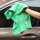 车之吻 1条装擦车毛巾 磨绒加厚型60CM*40CM 多用途细纤维毛巾 绿色