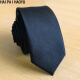 HAIPAIHAOYU 商务正装休闲小领带5CM宽 B-Z-151黑色(窄)