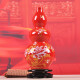 景德镇陶瓷器 中国红花瓶 家居装饰品婚庆礼品 工艺品摆件 节节高葫芦瓶
