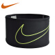 耐克（NIKE）耐克发带头巾 网球足球跑步篮球护额头箍 运动吸汗止汗DRI-FI头带 黑色加宽9.5cm NRN51023OS