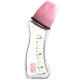M&M 婴儿奶瓶宝宝防胀气弧形奶瓶玻璃新生儿弯头奶瓶 森林款150ml 自带S号+SS号奶嘴（适合新生儿宝宝）