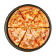 优利优客 鸡肉海鲜双拼披萨9寸340g 速冻半成品披萨清真食品微波烤箱加热速食 清真食品
