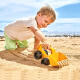 Hape沙滩玩具挖沙铲沙运沙工具HDPM材质戏水亲子互动户外玩具1-3-6岁孩儿童玩沙六一儿童节礼物 E4054 怪力挖沙车