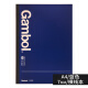 国誉（KOKUYO）无线装订本gambol商务笔记本50页5MM方格7MM横线WCN-GNB3553 胶装-蓝色横线-B5/50页