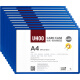 优和（UHOO）A4磁性硬胶套10个装透明卡K士磁帖卡片袋文件广告展示贴营业执照框磁性标签卡套挂墙蓝色6402