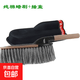 软毛除尘掸子纯棉汽车拖把浸油伸缩蜡刷扫灰洗车神车载器清洁工具 咖啡色纯棉伸缩掸子+收纳插盒
