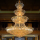 思洛迪 欧式水晶吊灯别墅客厅灯复式楼梯灯酒店大堂工程 直径2米  高度3米 四层 送三色LED