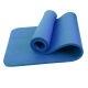 坚乐 防滑瑜伽垫初学者男女士加厚加宽无味健身毯瑜珈垫子室内家用原地跑步垫 10MM-蓝色