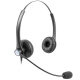 贝恩B11/A16/HP128/SP168单耳双耳调音耳机/话务员耳麦电话/呼叫中心专用客服电话机 B12双耳耳机 3.5mm单插头接口