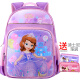 迪士尼（Disney）公主女孩书包 小学生1-3年级女生儿童双肩背包 苏菲亚款紫色