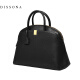 迪桑娜DISSONA单肩包新品时尚欧美风真皮贝壳包包女 黑色 均码