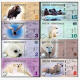 【中藏天下】北极洲 纪念钞 塑料钞 北极钞8张(1-15)美元纪念钞大全T-26