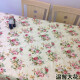 细帆布布料加厚2.4米宽幅老粗布床单沙发桌布窗帘棉麻面料（半米价格） 藕色 温馨大花
