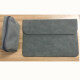 微软（Microsoft）Surface Go内胆包平板电脑10英寸笔记本二合一翻盖保护套男女收纳袋 黑灰色（横款）赠电源袋