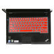 联想G450/G430/天逸F41/昭阳K41/旭日N220/C100/Y430键盘膜键盘垫 半透明红色 K43A E43 E46  E42A键盘保护膜