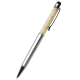 品怡  iPad触控笔 通用 苹果 安卓平板 手机 主动式触屏笔 水晶电容笔D20 白色 电容笔