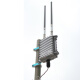 LAFALINK 300M大功率无线路由器室外AP企业户外无线基站AP WIFI覆盖中继器 OAP50主机+15DBI全向天线*2