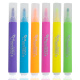 广博(GuangBo) 6色多彩荧光笔 糖果色记号笔 学生重点标记笔6支装YG9025