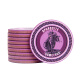 游戏大陆（gameland）德州扑克陶瓷无面值筹码 希腊众神唯美设计GL309 紫色阿佛洛狄忒39mm