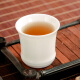 凝雅德化如玉中国白瓷茶杯日式品茗单杯台湾功夫茶具猪油建白玉瓷茶盏 还真竹节杯（约80ml）