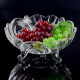 Crytaljulia 水晶玻璃果盘创意欧式透明果盘大号果斗果盆沙拉盘零食盘水果盘