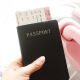 优胜者（WINNER） 出国护照保护套纯色PU皮面护照夹防水护照本护照套旅行证件包机票夹 护照套-黑色【小号】
