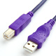 金佳佰业  高速USB2.0打印线USB线大方转小方电脑打印机方口连接线1.5/3/5/7.6/10 1.5米(黑色）