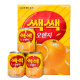 韩国进口乐天橙汁238mlx12罐 进口果汁饮料整盒 带果肉的果汁