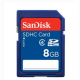 闪迪 Sandisk闪存卡 SD 存储卡 SDHC内存卡大卡 容量 可选 8G蓝色小盒装
