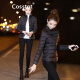 卡思彤（Cosstot） 品牌女装 春秋新款薄款鹅轻薄羽绒服女短款修身显瘦立领外套潮 【立领】黑色 XL