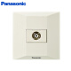 松下（Panasonic）开关插座面板 简尚系列86型电视电脑网络网线电话插座 电视插座WMW301