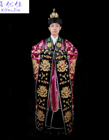 道袍紫色五龙法衣班衣高功法衣道衣道衣道士