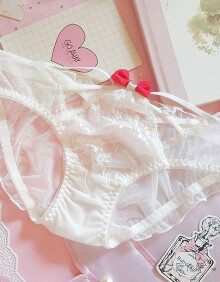 少女内裤初中学生女生高中生年轻人底裤日系洛丽塔女性可爱性感交叉