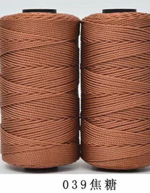 3股中细合股线钩针编织手工帽子线diy勾包包凉鞋杯套编织毛线【2a22